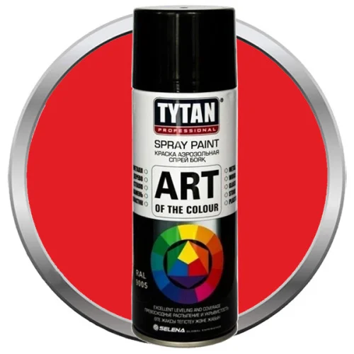Краска аэрозольная Tytan Professional Art of the colour 400мл красная 3020 (93649)  1 12 (-40)