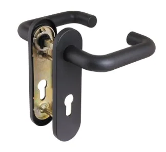 Комплект ручек без цил. мех. FUARO FP.DH172.0433 NE (DH-0433 NE) (9x140) с пружиной BL-24 черный  5