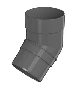 Колено трубы 135° ТН ОПТИМА D120/80мм серое 128177