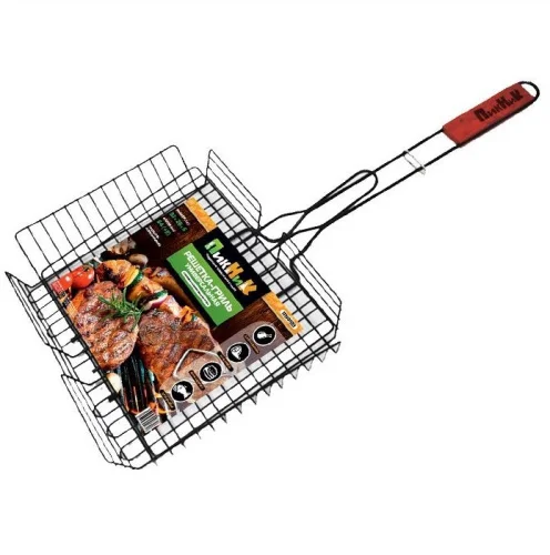 Решетка-гриль  Твой Пикник  64(+3)х32х26х6см антипригарная глубокая 11100103 П3879  1