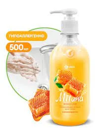 Крем-мыло жидкое увлажняющее 500 мл "Milana молоко и мед" флакон с дозатором *1/15
