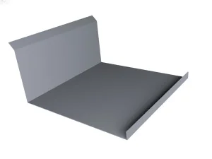 Планка примыкания нижняя 250х122х2000мм оцинкованная 0,40мм