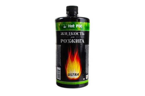Жидкость для розжига 1 л углеводородная ULTRA Hot Pot 61384   1 12
