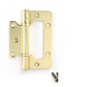 Петля AVERS накладная 125*75*2.5-B2-G 100мм (золото)