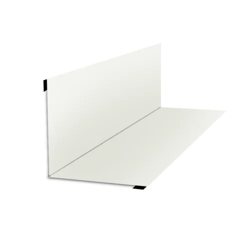 Планка угла внутреннего 115х115х2000мм RAL9003 сигнально-белый 0,40мм К-504