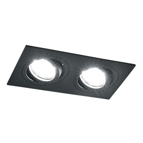 Светильник встраиваемый двойной  MR16 G5.3 черный DL2802 40530 поворотный Feron)  1