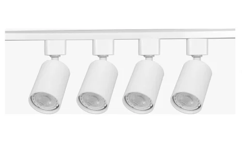 Светильник трековый однофазный TR70-SET4-GU10-WH набор из 4х шт. GU10 шинопровод 80см белый Б0063933