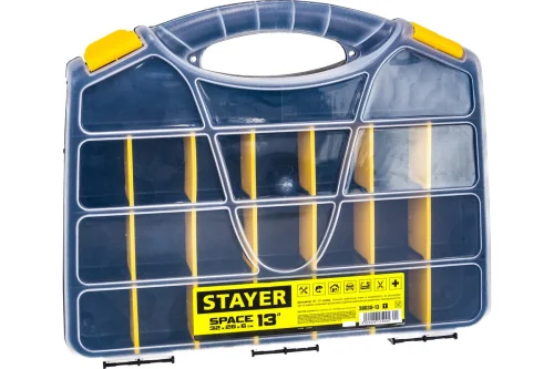 Органайзер пластиковый 320х260х60мм 13  с 21 ячейкой Stayer Space-13 38038-13  1