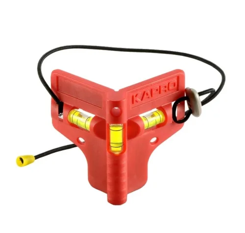 Уровень угловой магнитный 200 мм , 3 глазка, Капро мини-post 341  1