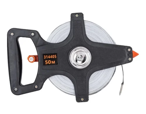 Лента-рулетка мерная 50м геодезическая Sparta ПВХ открытый корпус 314405  1 20