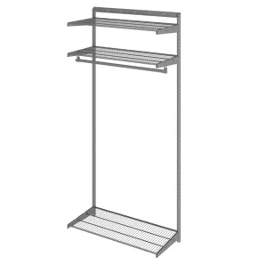 Гардеробная система ПРАКТИК Home Basic G90 2050x950x450мм графит *1