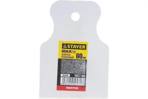 STAYER  MAXFlat, 60 мм, для затирки швов эластичный, белый, резиновый шпатель (1027-60) STAYER  MAXFlat, 60 мм, для затирки швов эластичный, белый, резиновый шпатель (1027-60)