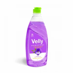 Средство для мытья посуды "Velly" Бархатная фиалка 1000мл Grassb000029 *1/12