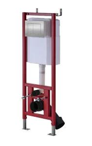 Комплект инсталляции д/подвесного унитаза с клавишей хром 400х165х1160мм DI8140116 (D&K) *1