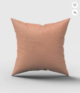Подушка декоративная Канвас 40х40см пудра 58113762