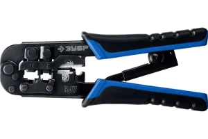 Кримпер универс.203 мм RJ7, (RJ45, RJ11, RJ12) Зубр Профессионал 22650  1