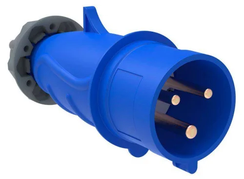 Вилка переносная 16А 2P+PE 220В IP44  Magnum  ССИ-013 PSN01-016-3 (IEK)  10