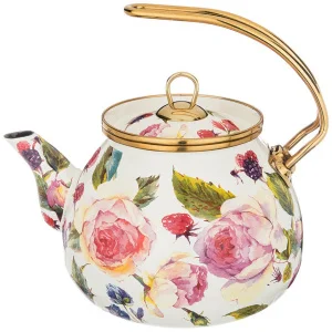 Чайник Agness Винтаж эмалированный индукционное дно 3л 950-041