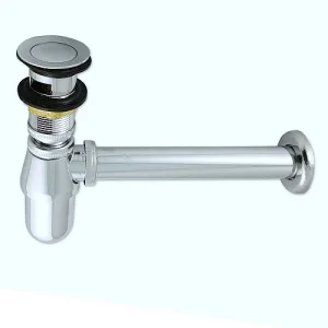 Сифон д кухонной мойки автомат латунь хромированная 8721 (Санакс)  1 50