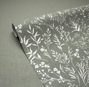 Обои компакт-винил 10,05х1,06м Lavanda веточка зеленая 287913  1 6