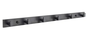 Планка с 6-ю крючками Zenfort 102283 черный матовый