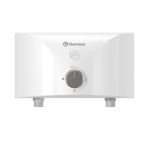 Водонагреватель проточный эл. Thermex Vetro 5500 combi 211070  1