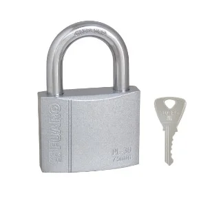 Замок навесной FUARO PL-PROTEC-3075 3key (PL-3075) англ.  блистер  6