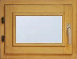 Оконный блок осина 300х400х65 (двойное остекление,фурнитура) *1