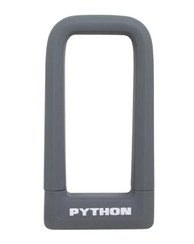 Всепогодный замок навесной с креплением на раму, силикон АВАНГАРД PYTHON 626 GREY 14856  1