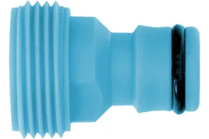 Штуцер для шланга пластиковый 64-2-010 наружная резьба 3/4