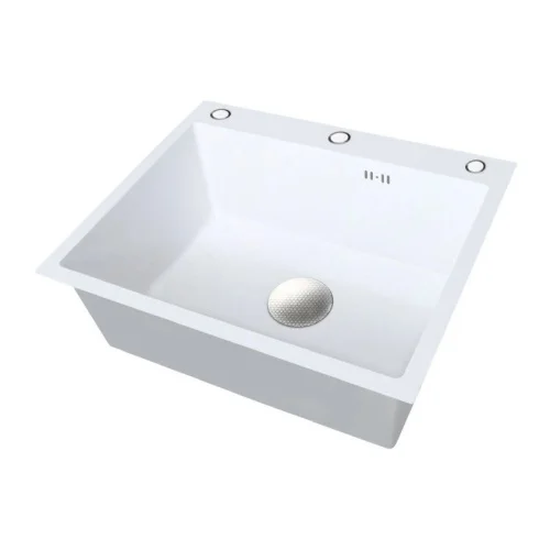 Мойка нерж. сталь  Knois  600х500х220мм толщ. 0,8мм белая KN605003 (Dikalan)  1