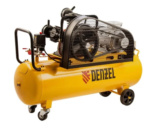 Компрессор Denzel BCW3000-T 100 воздушный рем. привод 3000Вт 100л 520л мин 58118  1
