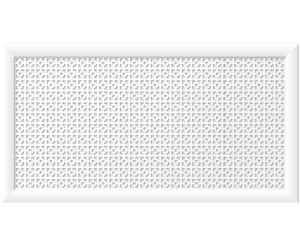 Экран для радиатора 1200х600х12 Дамаско белый