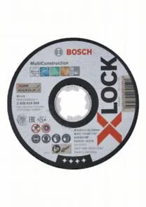 Диск отрезной 115x1x22.23мм прямой универсальный  ACS 60 BF X-LOCK Multi Material Bosch 2608619268  *1