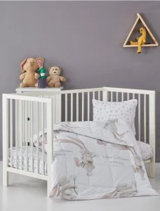 Постельное белье КиндерСон 40х60, 147х112 13442-1/13165-28 Зайчонок