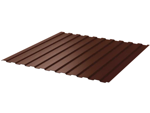 Профлист С-8 1200х3000х0,45мм RAL8017 шоколад (3,6м²)