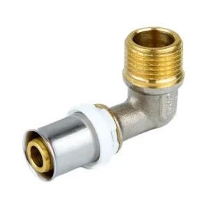 Угольник пресс лат Дн20х 1/2"х90гр НР STI Угольник пресс лат Дн20х 1/2"х90гр НР STI