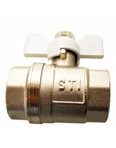 Кран шаровой STI г г бабочка 25  10 80