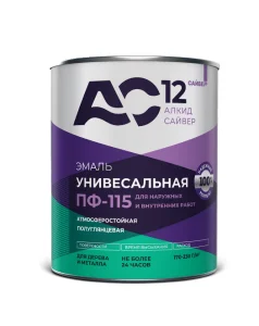 Эмаль ПФ-115 АС12 ярко-зеленый 0,8кг