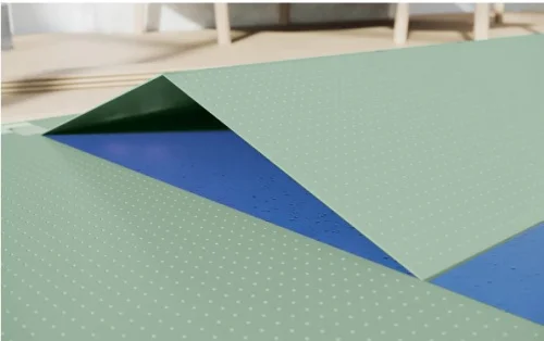 Подложка к ламинату под SPC, WPC, LVT, (1050х500х1,5мм) гармошка зеленый Солид 10,5м2  1 12