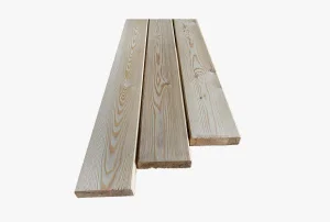 Доска террасная гладкая сибирская лиственница 27х140х2000мм сорт В