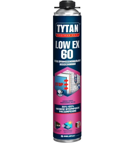 Пена монтажная LowEx 60 Professional всесезонная 750мл 64095 (Tytan)  12