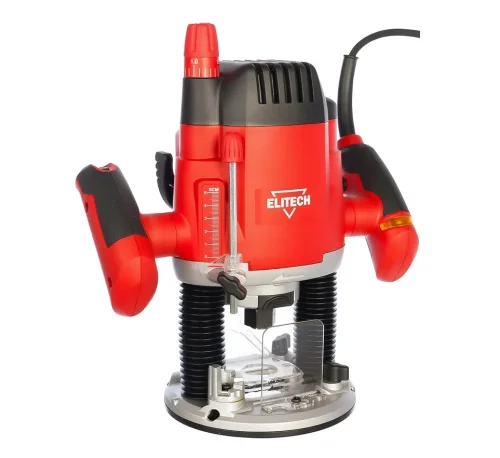 Фрезер Elitech HD Ф 1800Э 1800Вт 11000-25000об м, ход-55мм, цанга-12,7мм,  1