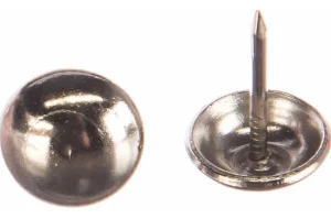 Гвозди декоративные Сфера 11 мм, 1,3х16 мм, Никель уп.-30шт - пакет Tech-Krep 130862 *1