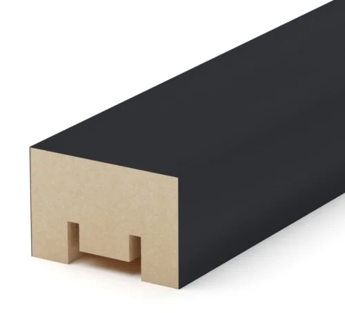 Интерьерная рейка МДФ Stella Милана Black Edition 20 30 2700  1 8