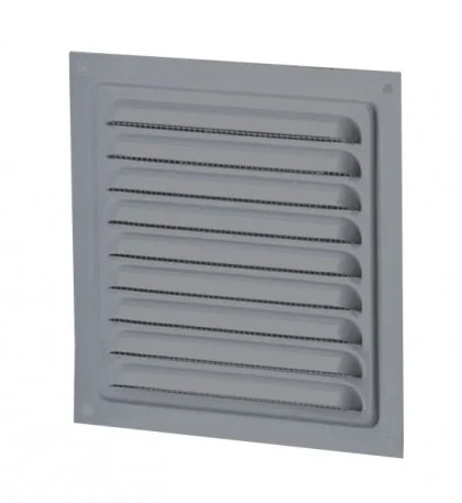 Решетка металлическая 170х240мм серая РМ1724С (Космовент)  1