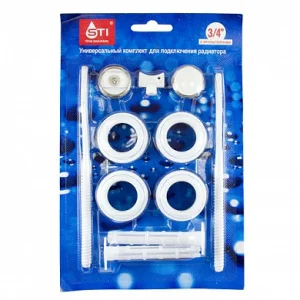 Комплект переходн. 1"х3/4" в блистере с 2 кроншт