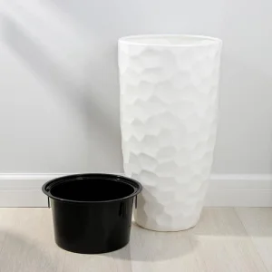 Кашпо для цветов Idea Мозайка М3410 Белый 42л d340мм