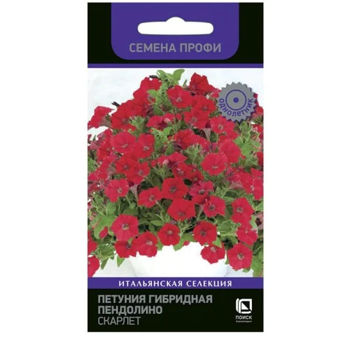 Петуния гибридная Пендолино Скарлет 5шт. (Поиск) R8509  1