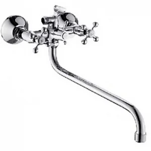 Смеситель для ванны двуручный Ligeya S22-065 шланг 1,5м лейка Смеситель для ванны двуручный Ligeya S22-065 шланг 1,5м лейка